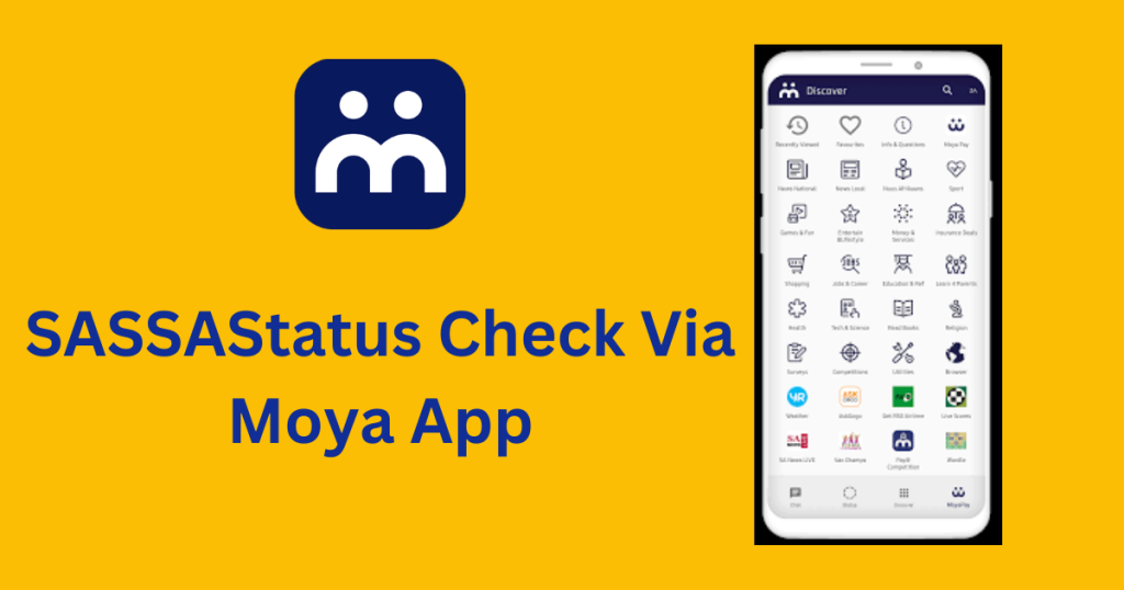 SASSAStatus Check Via Moya App
