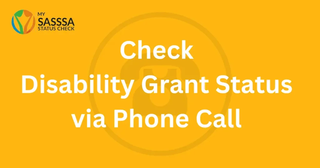SASSA Disability Grant Status Check Online